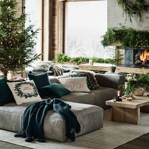 H&M Home Holiday Pillow Cover